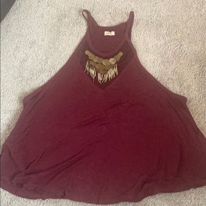 Hollister Halter Tank with Embellishments